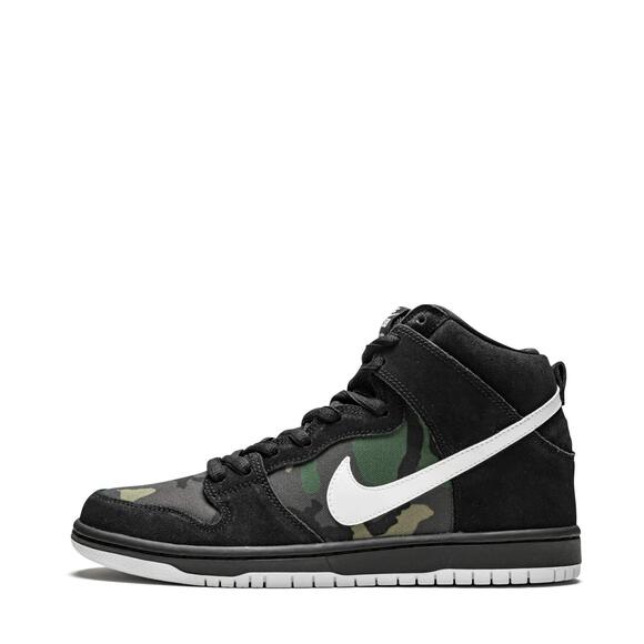 Nike Sb Dunk High Pro (Blackwhite-Iguana 7.5)